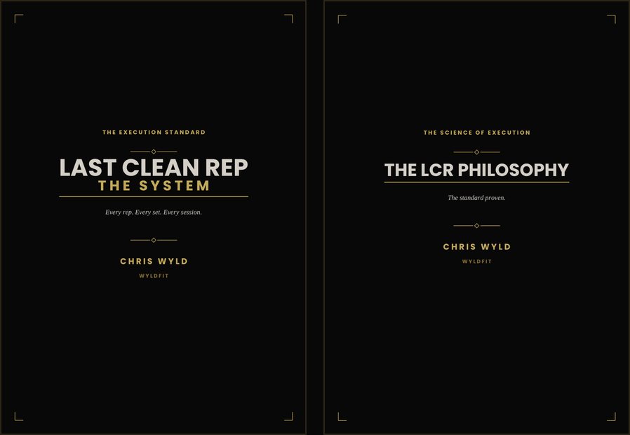 The LCR System and The LCR Philosophy covers
