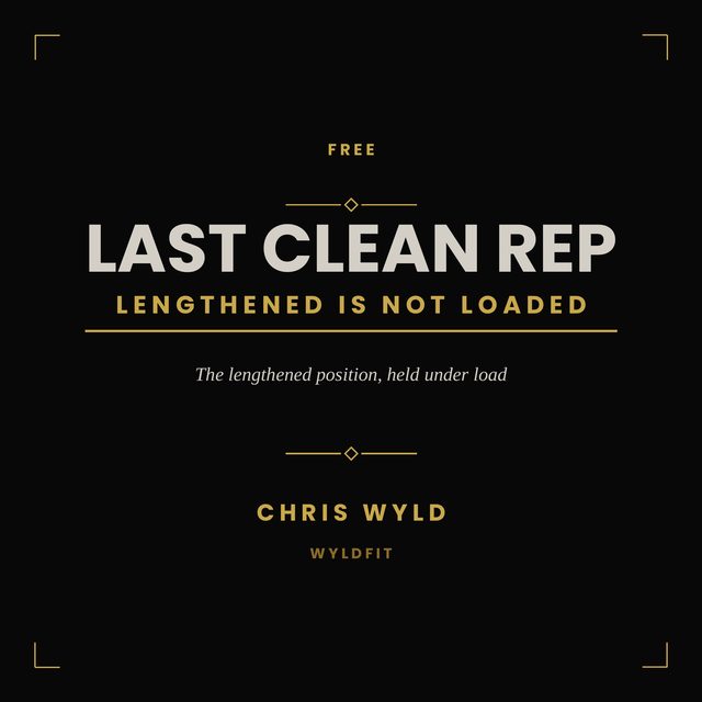 Last Clean Rep — Lengthened Is Not Loaded, free guide cover